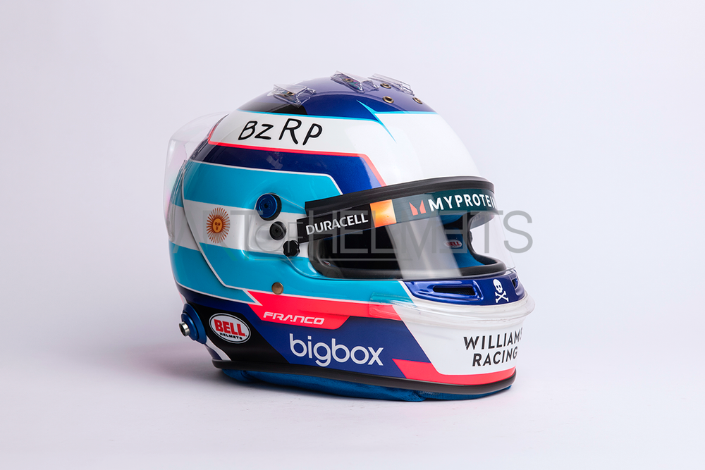 Franco Colapinto 2024 F1 Full-Size 1:1 Replica Helmet