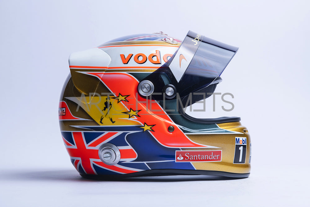 Lewis Hamilton 2012 Silverstone GP Full-Size 1:1 Replica Helmet