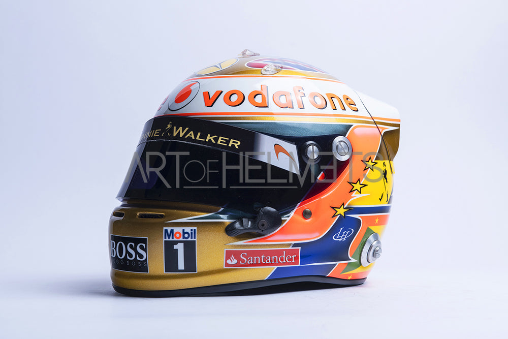 Lewis Hamilton 2012 Silverstone GP Full-Size 1:1 Replica Helmet