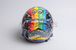 Lewis Hamilton 2021 Qatar GP Art Custom Full-Size 1:1 Replica Helmet by Montesano.