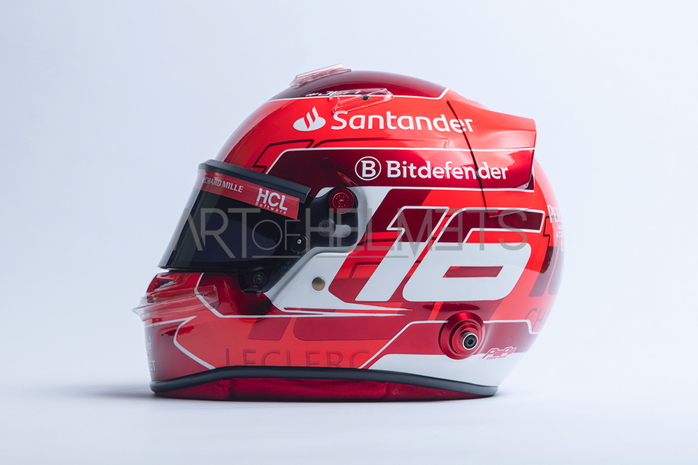 Charles Leclerc 2024 F1 Full-Size 1:1 Replica Helmet