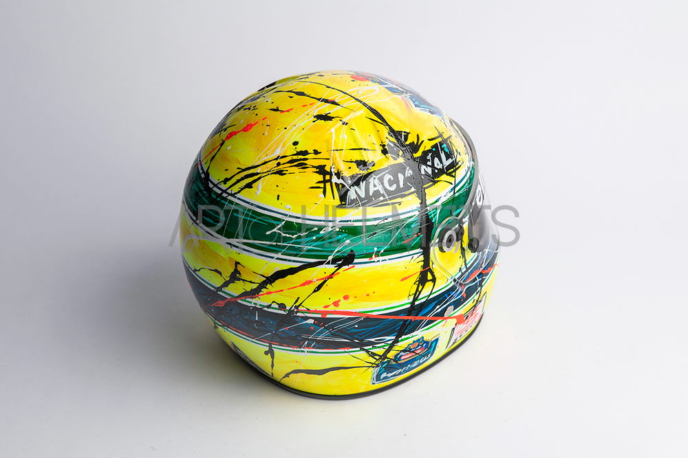 Ayrton Senna 1994 Art Custom Full-Size 1:1 Replica Helmet by Montesano