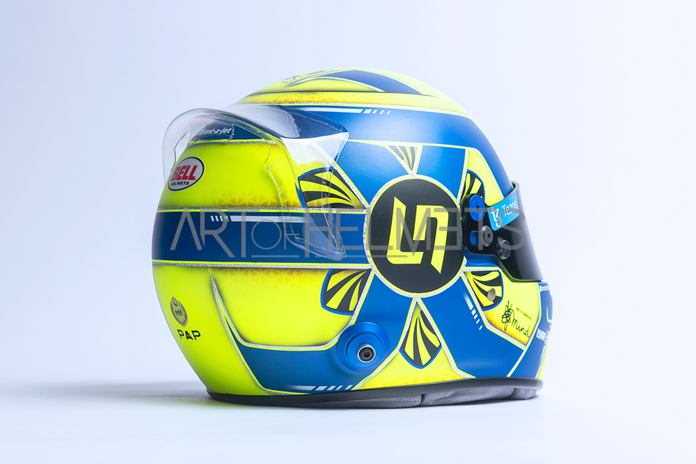 Lando Norris 2022 F1 Full-Size 1:1 Replica Helmet