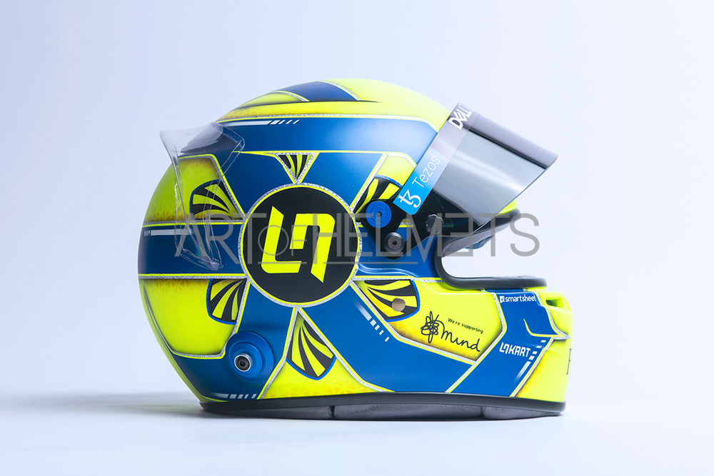 Lando Norris 2022 F1 Full-Size 1:1 Replica Helmet