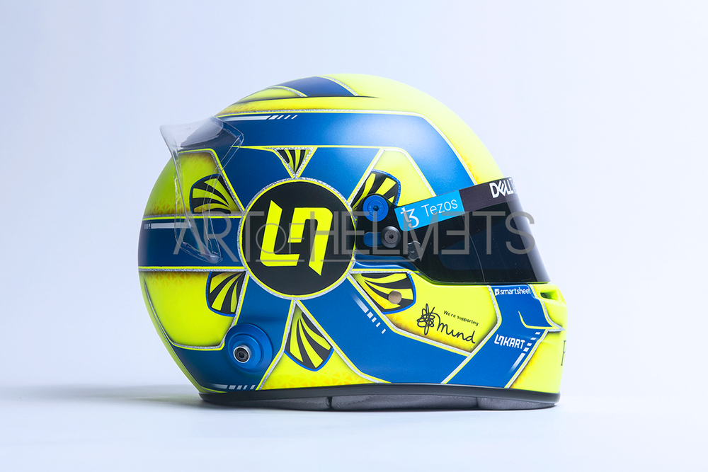 Lando Norris 2022 F1 Full-Size 1:1 Replica Helmet