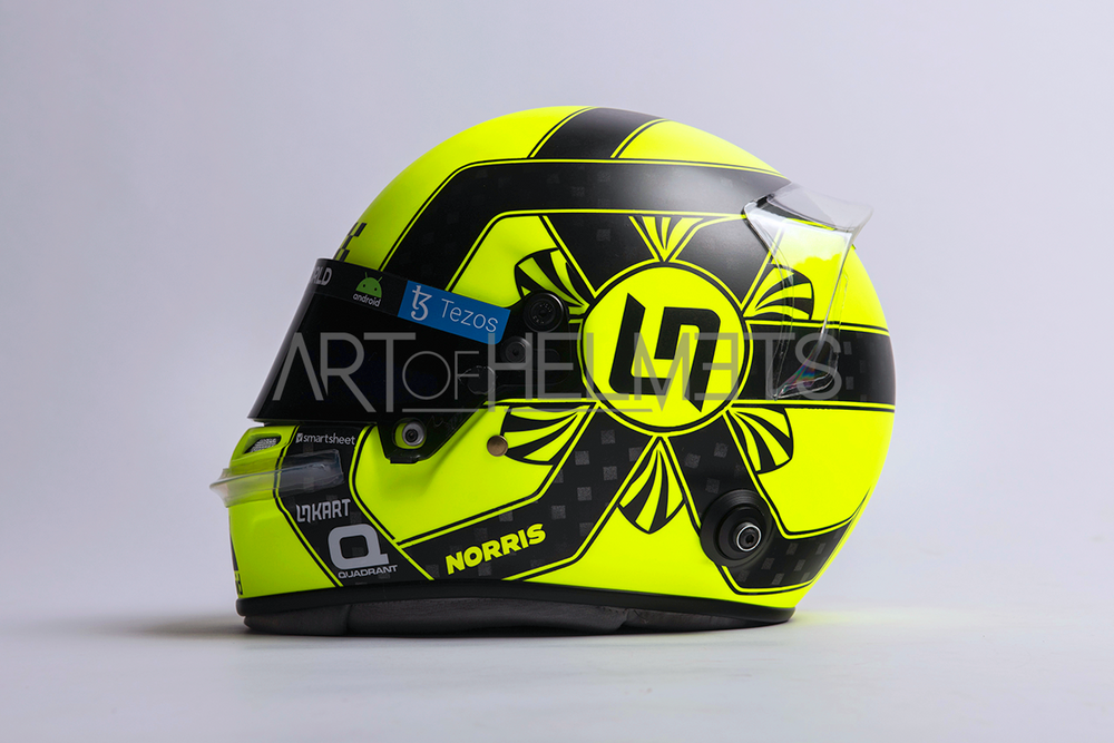 Lando Norris 2023 F1 Full-Size 1:1 Replica Helmet