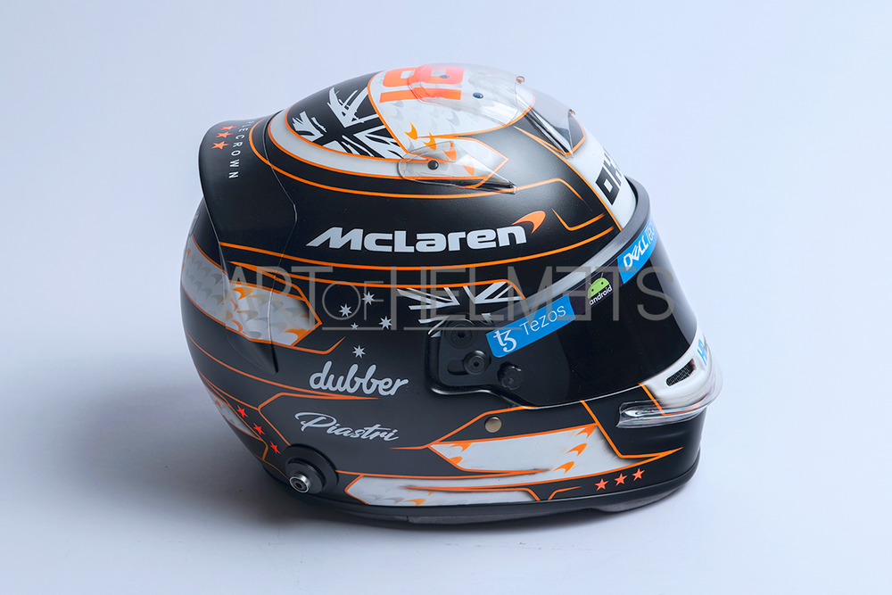 Oscar Piastri 2023 F1 Monaco Grand Prix Full-Size 1:1 Replica Helmet