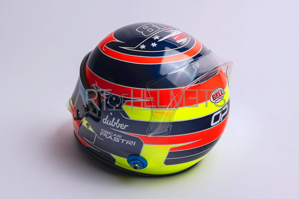 Oscar Piastri 2023 F1 Full-Size 1:1 Replica Helmet