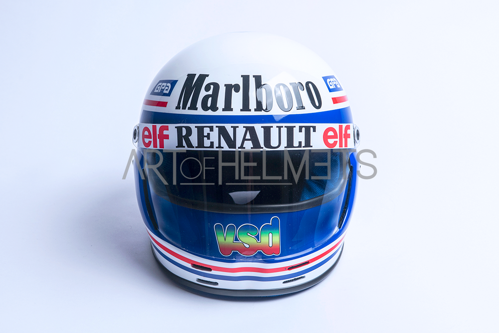 Alain Prost 1981 F1 Full-Size 1:1 Replica Helmet