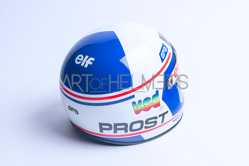 Alain Prost 1981 F1 Full-Size 1:1 Replica Helmet