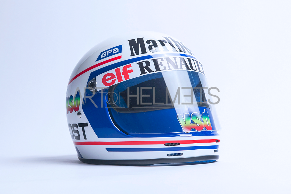 Alain Prost 1981 F1 Full-Size 1:1 Replica Helmet