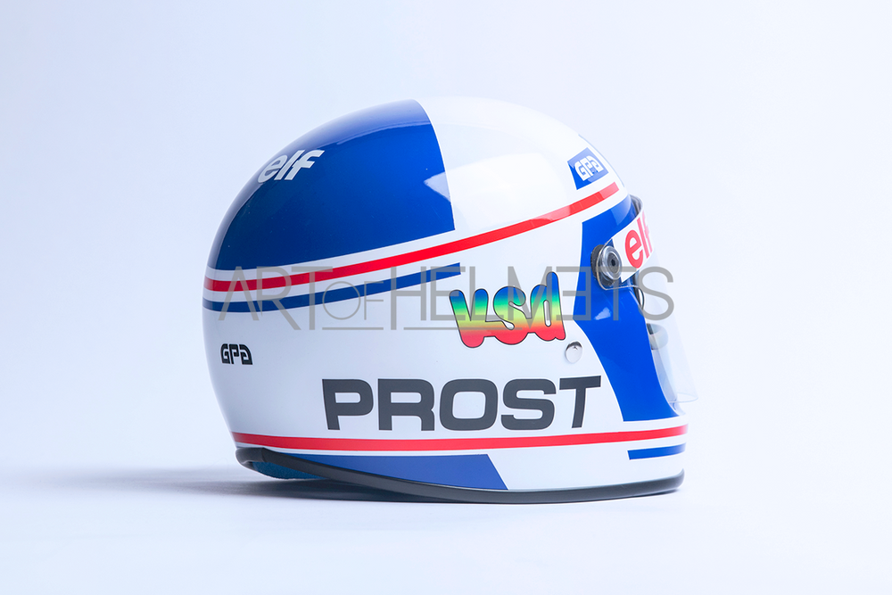 Alain Prost 1981 F1 Full-Size 1:1 Replica Helmet