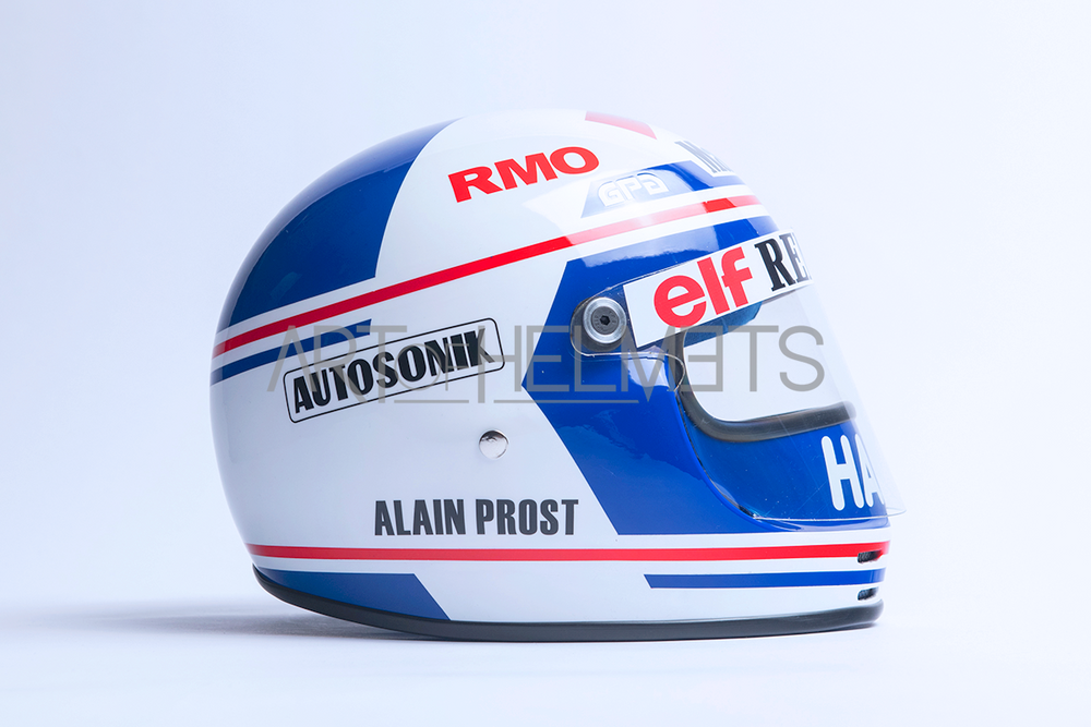 Alain Prost 1983 F1 Full-Size 1:1 Replica Helmet