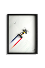 Alain Prost 1993 Art Framed Print