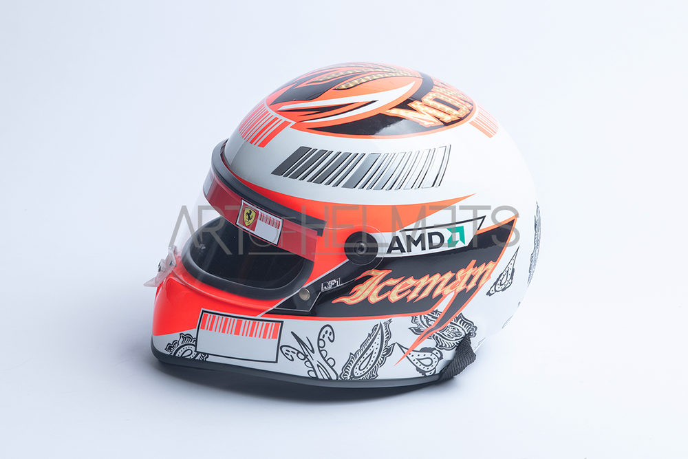 Kimi Räikkönen 2008 Monaco Grand Prix Full-Size 1:1 Replica Helmet