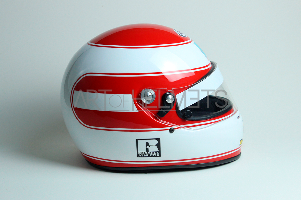 Roland Ratzenberger 1994 F1 Full-Size 1:1 Replica Helmet