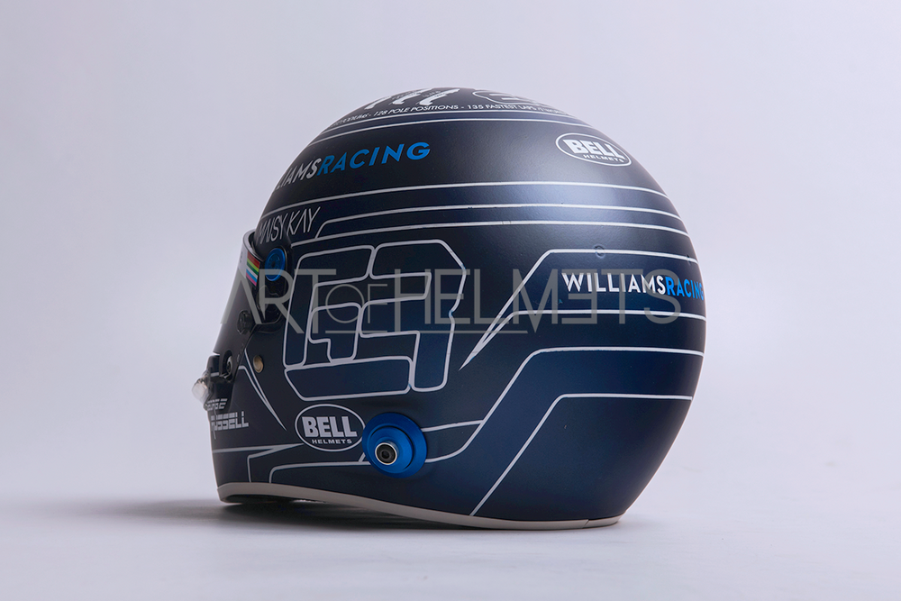 George Russell 2020 Abu Dhabi Grand Prix F1 Full-Size 1:1 Replica Helmet