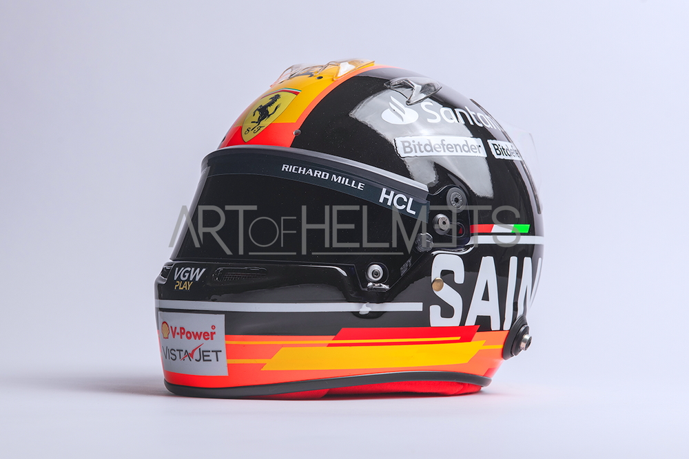 Carlos Sainz 2023 Monza Grand Prix F1 Full-Size 1:1 Replica Helmet