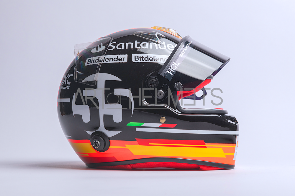 Carlos Sainz 2023 Monza Grand Prix F1 Full-Size 1:1 Replica Helmet