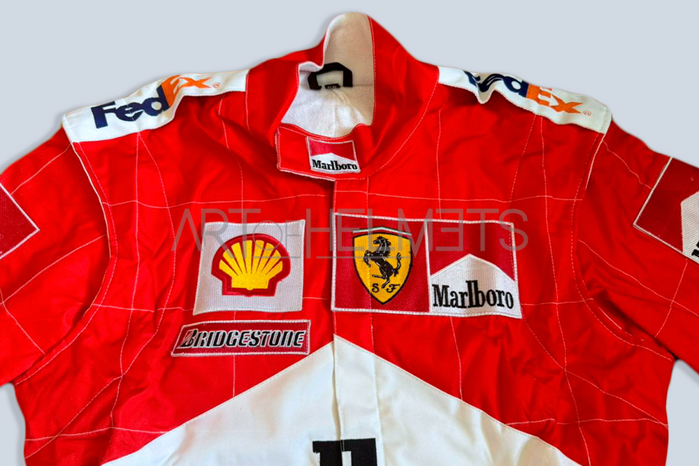 Michael Schumacher 2000 F1 Race Embroidered Suit Replica