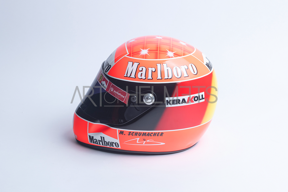 Michael Schumacher 2002 Full-Size 1:1 Replica Helmet