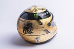 Michael Schumacher’s 20th year in F1 gold plated Full-Size 1:1 Replica Helmet