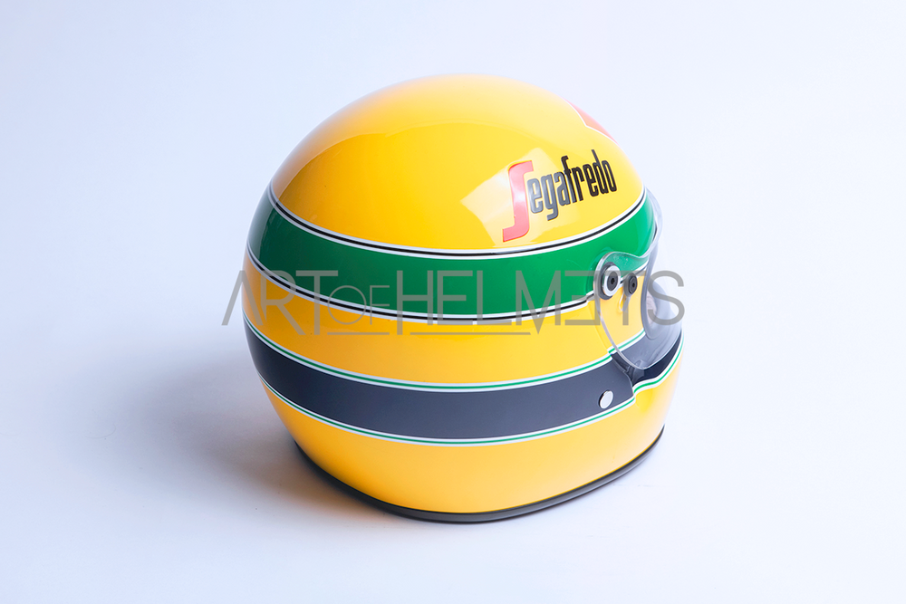 Ayrton Senna 1984 F1 Full-Size 1:1 Replica Helmet