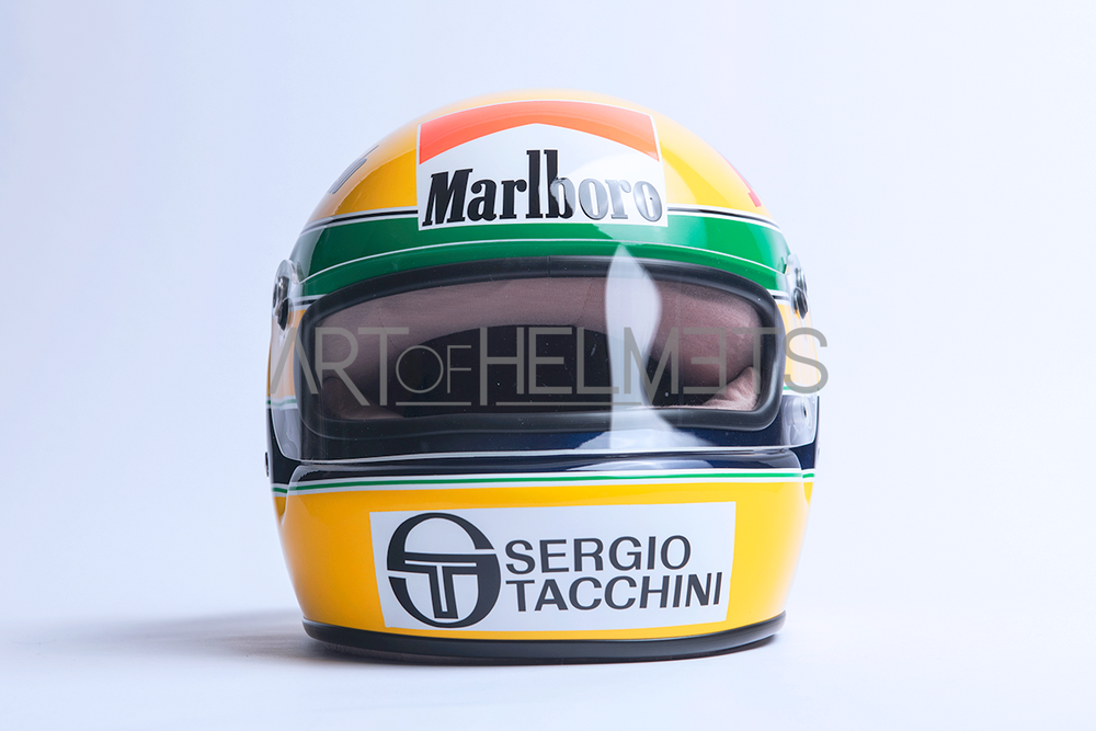 Ayrton Senna 1984 F1 Full-Size 1:1 Replica Helmet