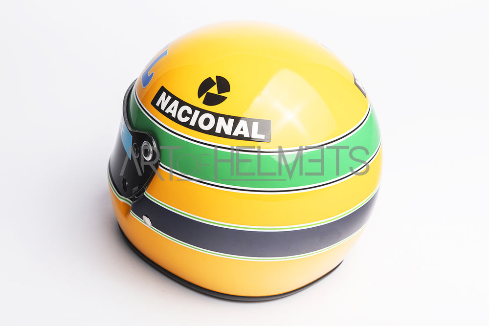 Ayrton Senna 1987 F1 Full-Size 1:1 Replica Helmet