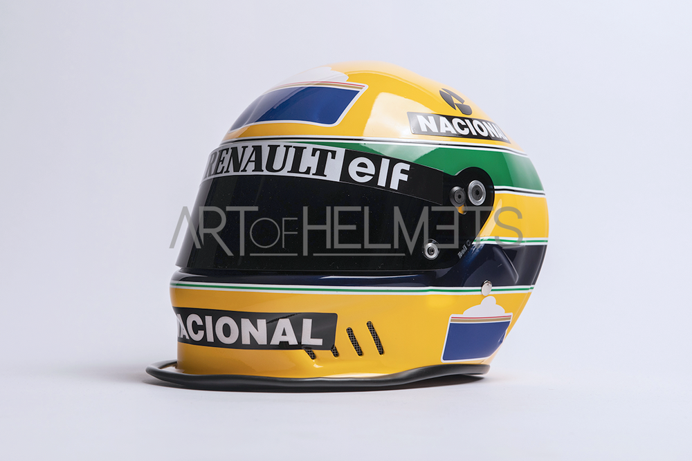 Ayrton Senna 1994 F1 TEST CIRCUIT PAUL RICARD Full-Size 1:1 Replica Helmet