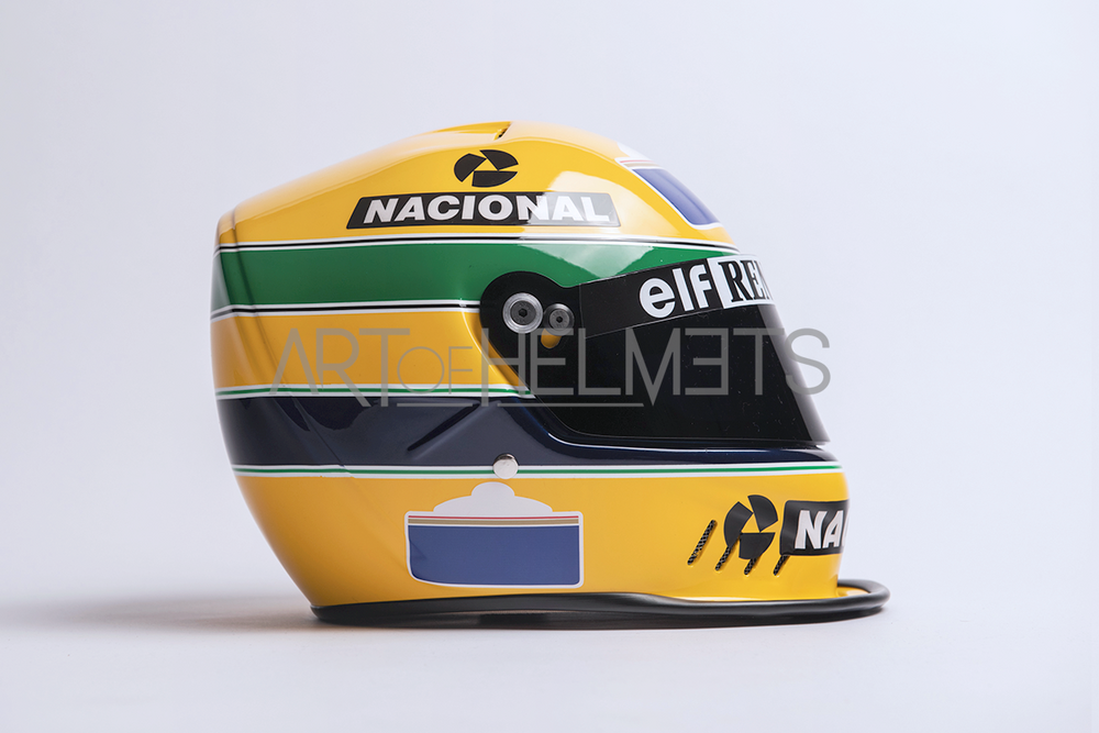 Ayrton Senna 1994 F1 TEST CIRCUIT PAUL RICARD Full-Size 1:1 Replica Helmet