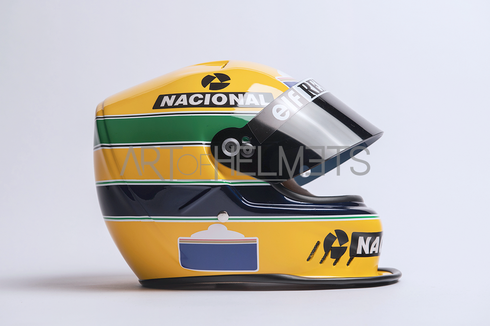 Ayrton Senna 1994 F1 TEST CIRCUIT PAUL RICARD Full-Size 1:1 Replica Helmet