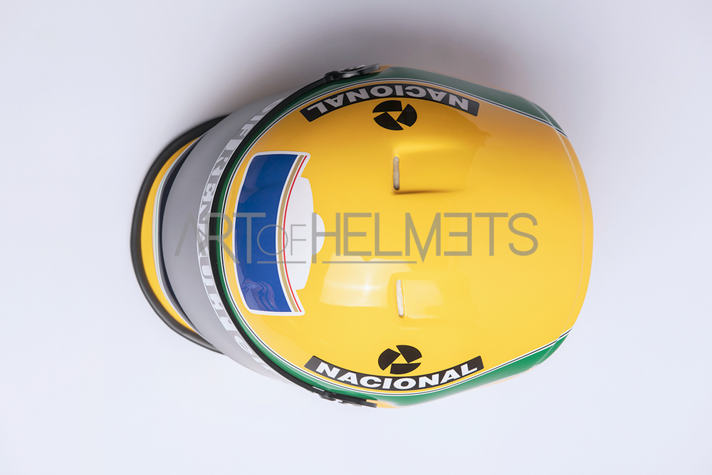 Ayrton Senna 1994 F1 TEST CIRCUIT PAUL RICARD Full-Size 1:1 Replica Helmet