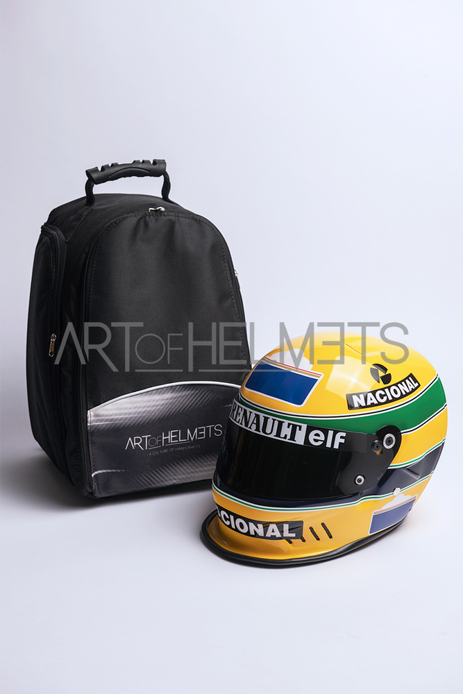 Ayrton Senna 1994 F1 TEST CIRCUIT PAUL RICARD Full-Size 1:1 Replica Helmet