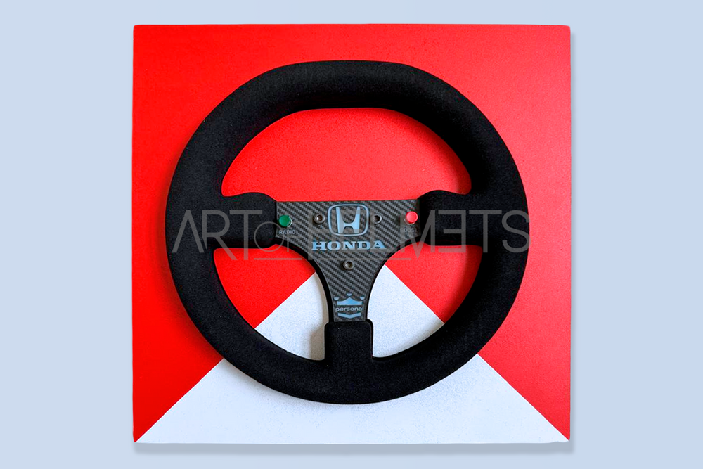 Ayrton Senna Mclaren MP4/4 1988 Steering Wheel 1:1 Scale Handmade Replica