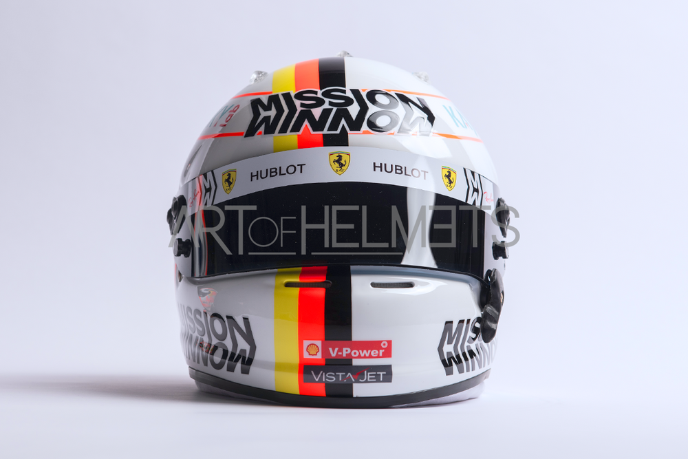 Sebastian Vettel 2019 Bahrain Grand Prix Full-Size 1:1 Replica Helmet