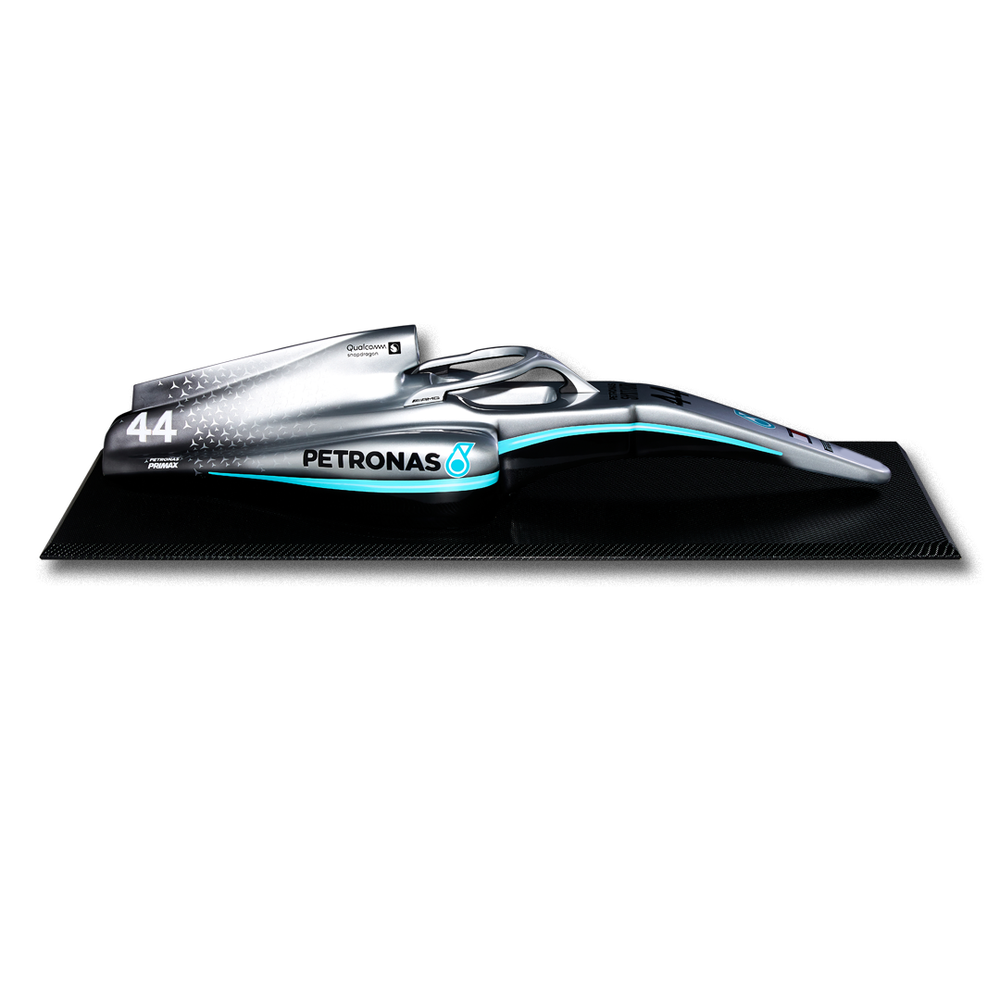 W10 Lewis Hamilton 2019 Formula One Board Sculpture