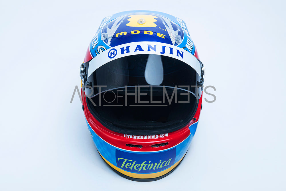 Fernando Alonso 2005 F1 World Champion Full-Size 1:1 Replica Helmet