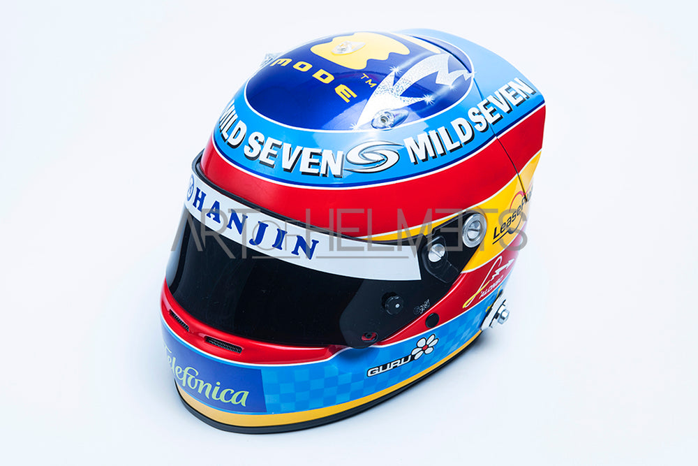 Fernando Alonso 2005 F1 World Champion Full-Size 1:1 Replica Helmet