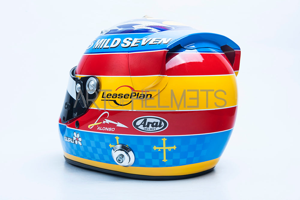 Fernando Alonso 2005 F1 World Champion Full-Size 1:1 Replica Helmet