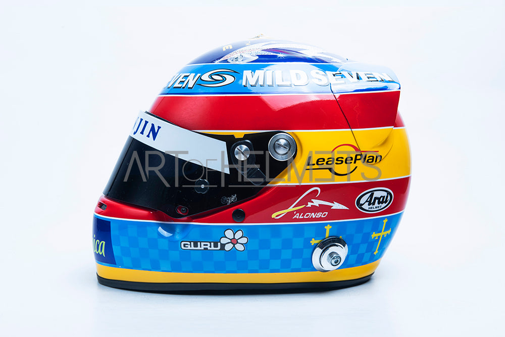 Fernando Alonso 2005 F1 World Champion Full-Size 1:1 Replica Helmet