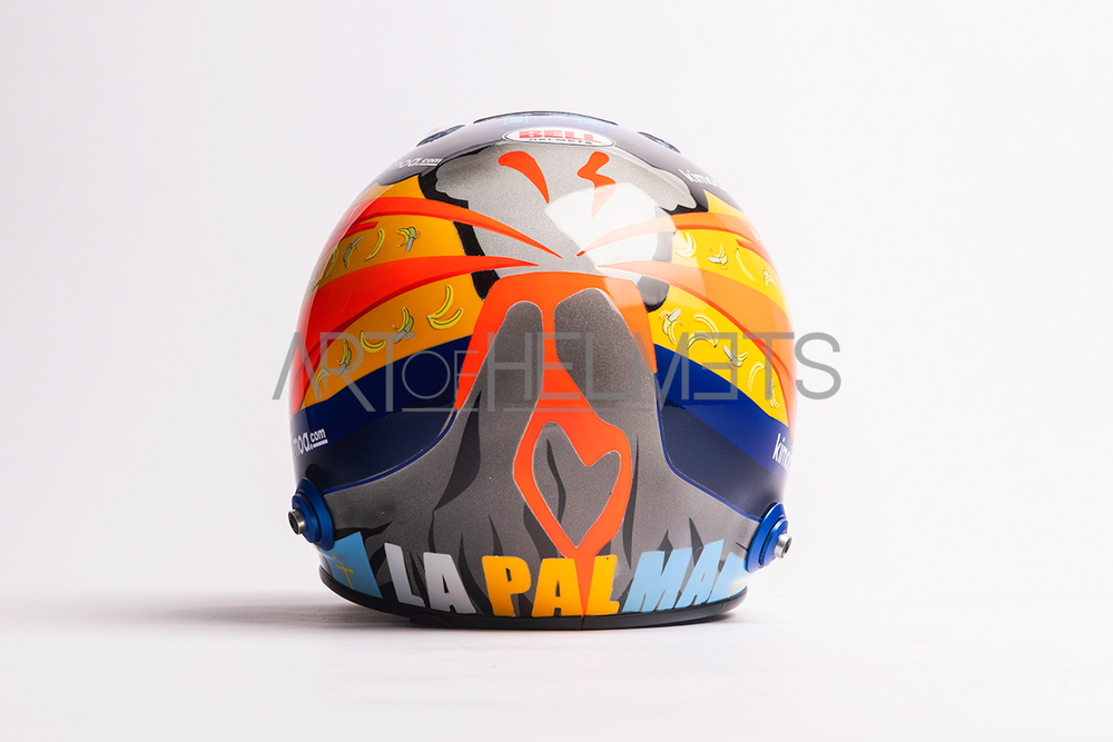 Fernando Alonso 2021 USA Grand Prix F1 Full-Size 1:1 Replica Helmet