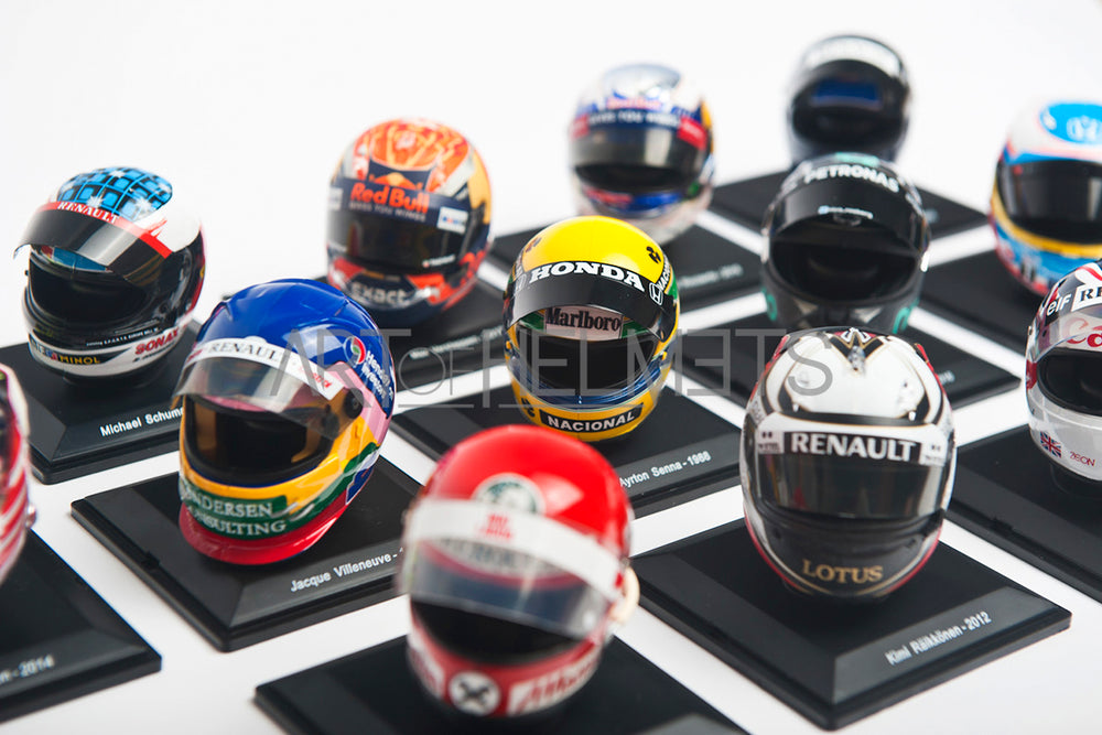 10 (Ten) Mini 1:5 Scale Replica Helmet