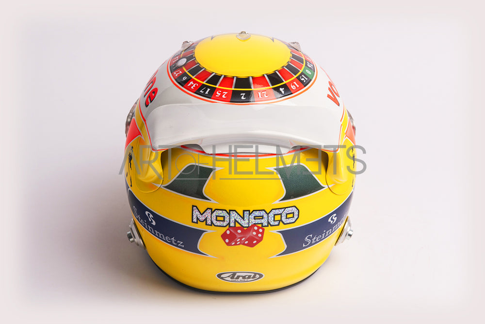 Lewis Hamilton 2010 Monaco Grand Prix F1 Full-Size 1:1 Replica Helmet