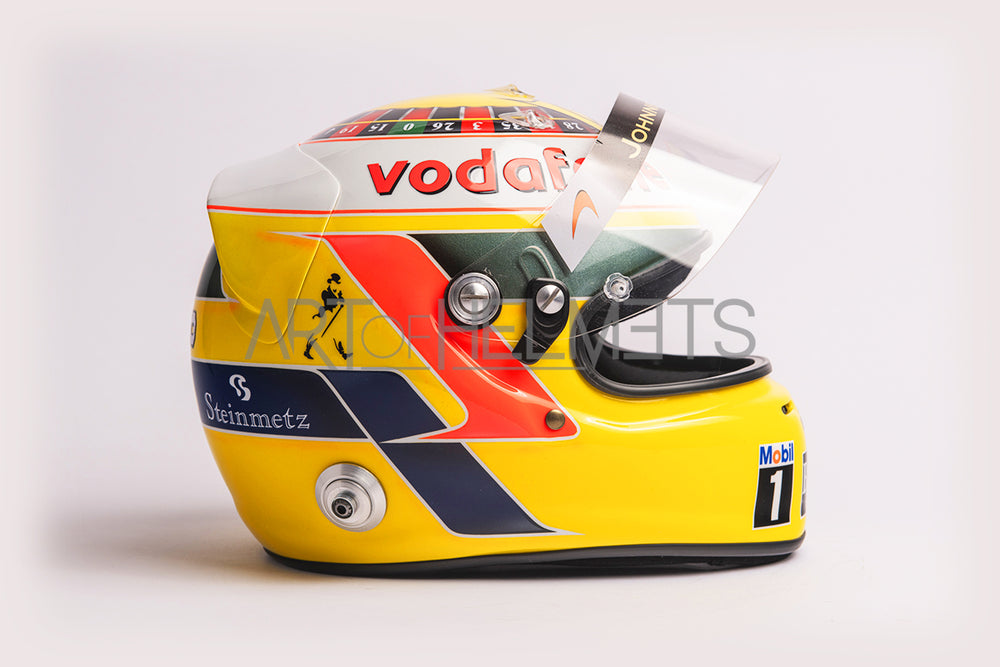 Lewis Hamilton 2010 Monaco Grand Prix F1 Full-Size 1:1 Replica Helmet