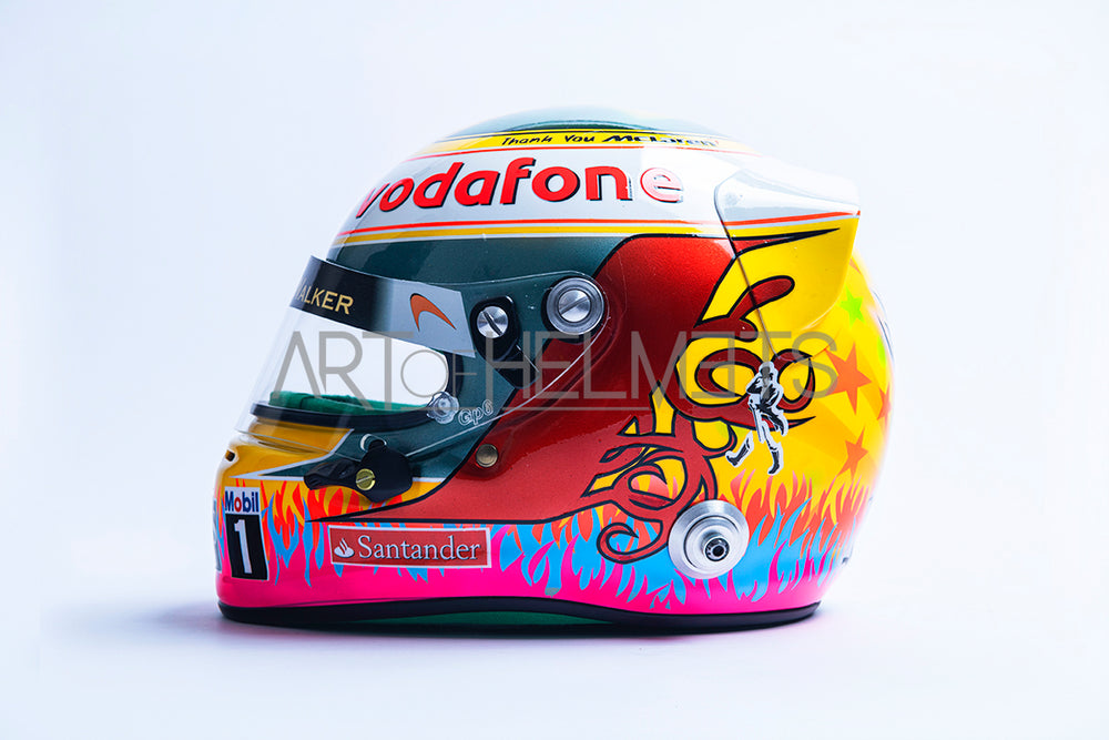 Lewis Hamilton 2012 Brazilian GP Full-Size 1:1 Replica Helmet