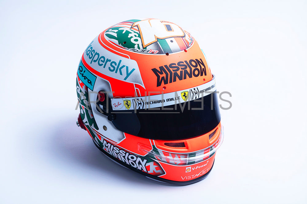 Charles Leclerc 2021 Imola GP Full-Size 1:1 Replica Helmet