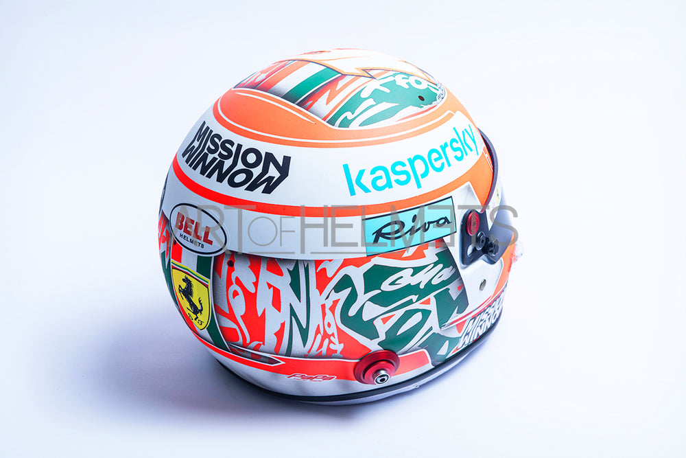 Charles Leclerc 2021 Imola GP Full-Size 1:1 Replica Helmet