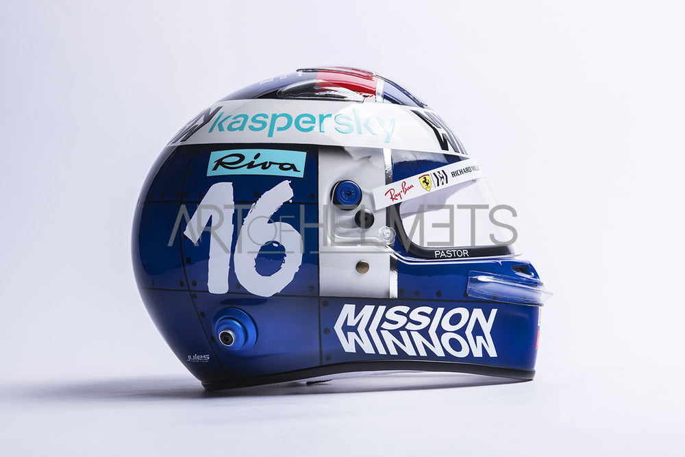 Charles Leclerc 2021 Monaco GP Full-Size 1:1 Replica Helmet