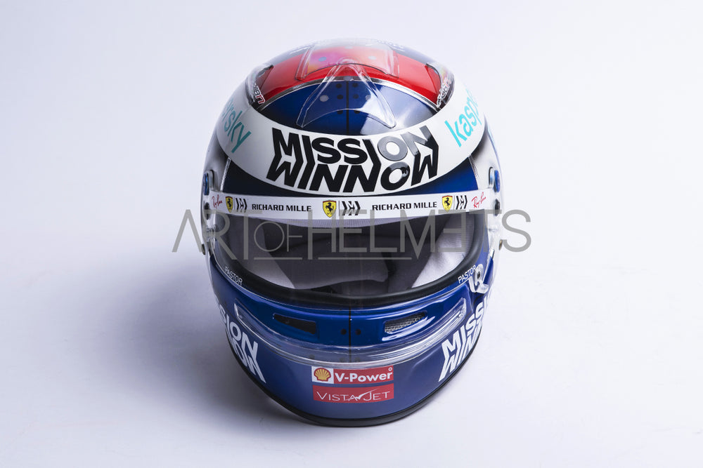 Charles Leclerc 2021 Monaco GP Full-Size 1:1 Replica Helmet